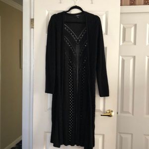 Long sweater duster XL